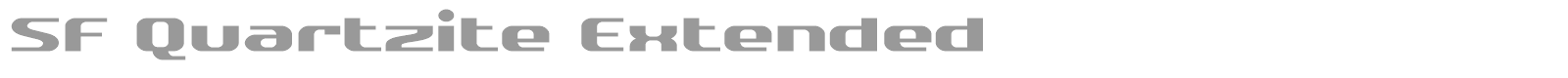 SF Quartzite font preview